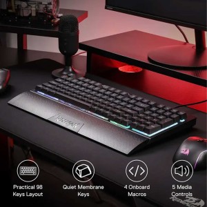 کیبورد گیمینگ با سیم ردراگون مدل SHIVA K515 RGB